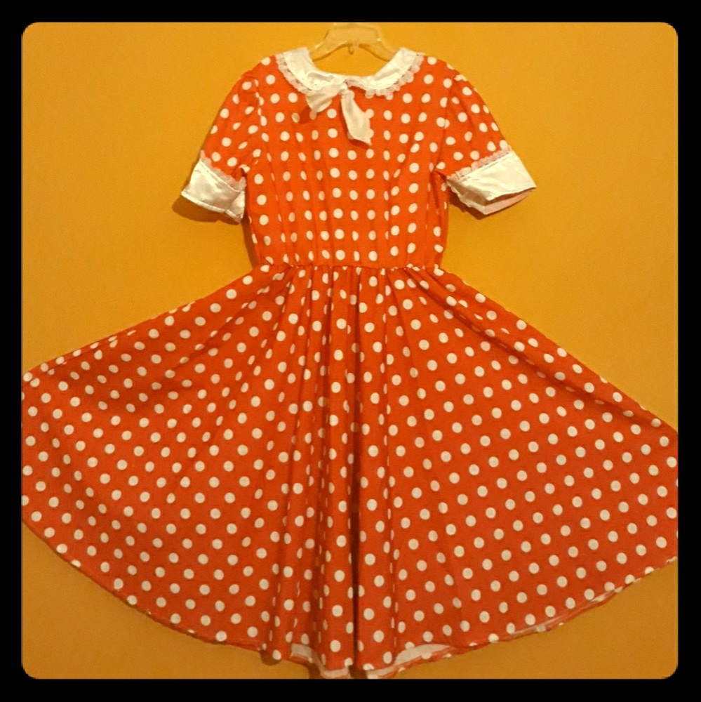 Red Polkadot Minnie Mouse Dress